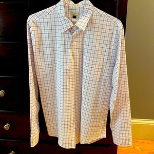 J. Crew Lightweight Stretch Buttondown, L EUC